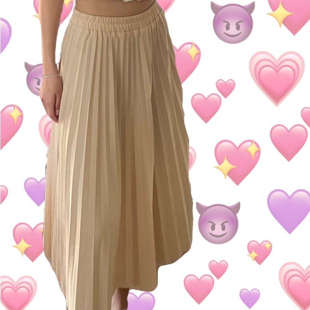 Cream Skirt